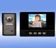 3.5&Quot; Black Video Visual Villa Intercom System Doorbell Take Photo